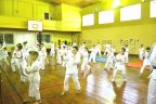В спортивном зале «Динамо» прошла аттестация на пояса по косики каратэ